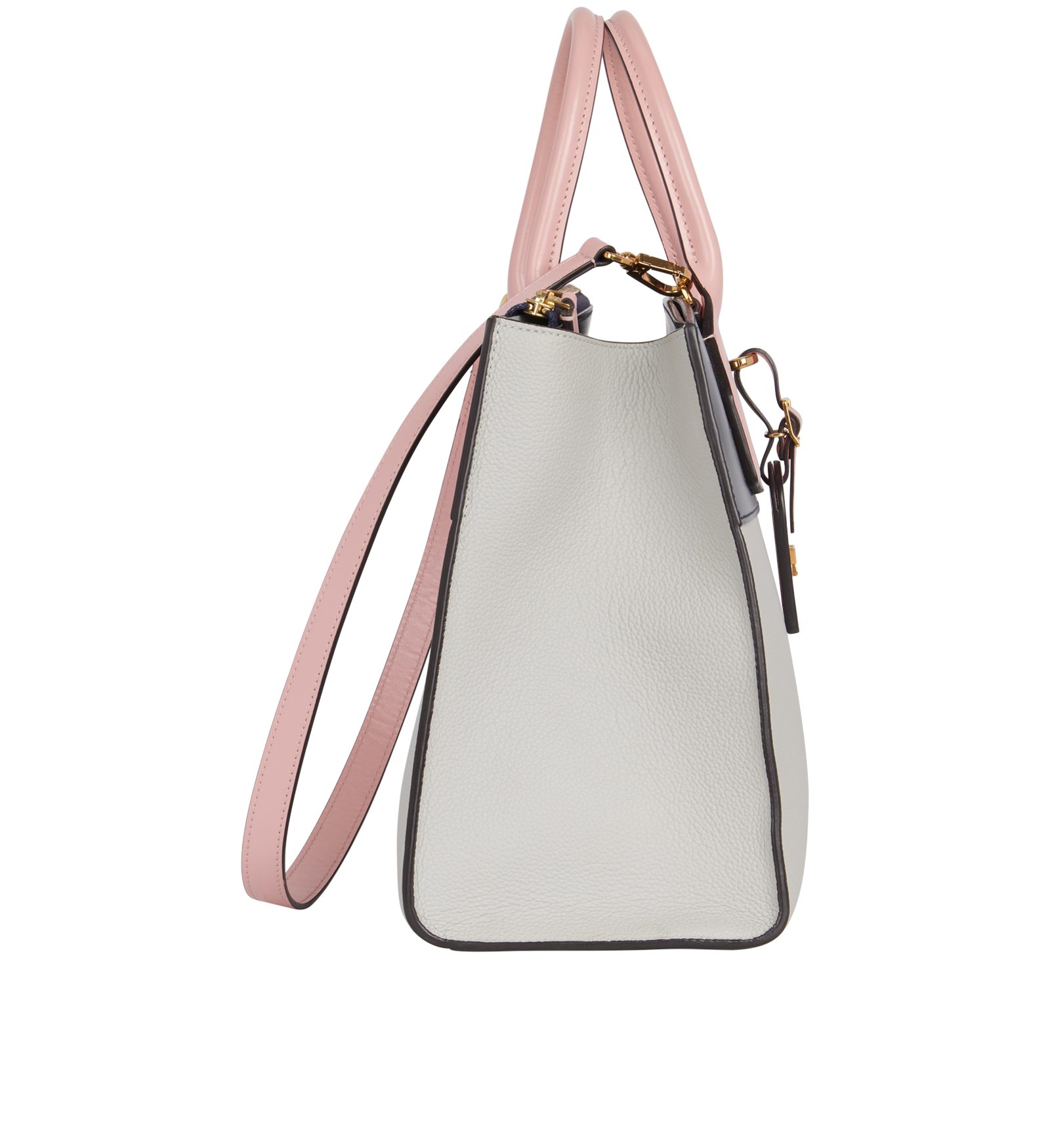 City Steamer MM, &pound;750, Handbags, Blue/Grey/Pink, Leather, Side view